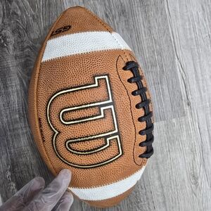 Wilson GST Football with White and Black Details